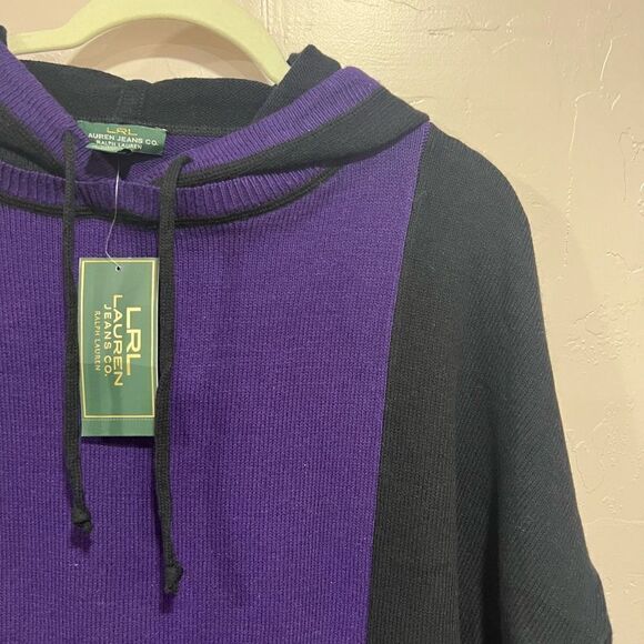 Ralph Lauren Kangaroo Pouch Drawstring Hood Sweater New $110 - Picture 2 of 9